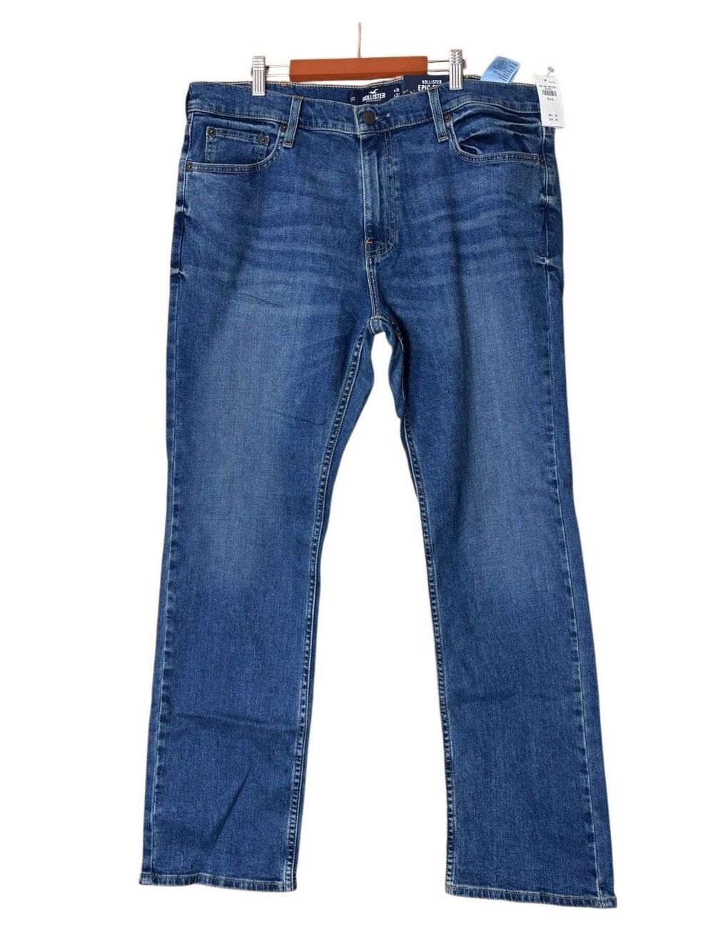 Hollister Epic Flex Classic Straight Jeans 36/32 new
